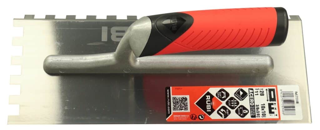 Tandspartel m/ 45° buk 10mm 12x28cm NT