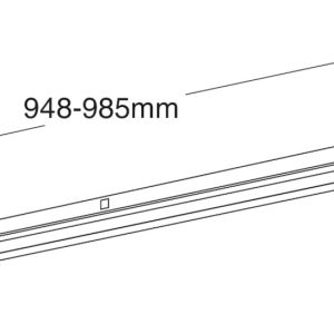 Belysningsarmatur, skuffe Graphic vaskeskab 100 cm Belysningsarmatur, skuffe Graphic vaskeskab 100 cm 2