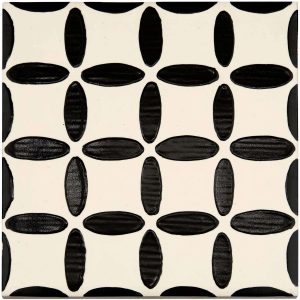 Color Art Black Code Lattice Decor 14×14 2