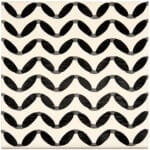 Color Art Black Code Wave decor 14x14