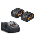 Akku Startsæt GBA 18V 2x5ah batt. + lader AS