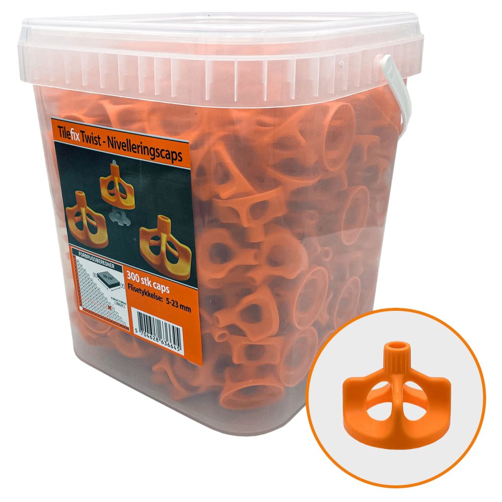 Tilefix Twist Caps Spand 300stk  NT