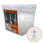 Tilefix Twist Skruer 3mm Spand 300stk NT