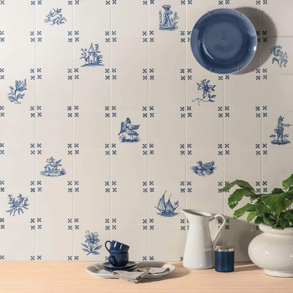 Delft PN005 Dekorsæt a 20 stk. 14x14  NT