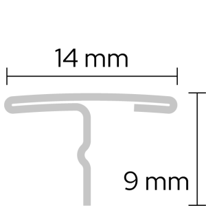 Schlüter RENO T9/14E  250cm 2