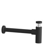 Vandlås t/vask vægtilslutning Mat sort