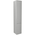 Graphic Højskab, 2 låger u. greb, Grå, 165x30x32