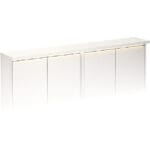 Graphic Topplade 120 x 16 cm. Hvid