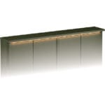 Graphic Topplade 120 x 16 cm. Grøn