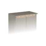 Graphic Topplade 60 x 32 cm. Grå