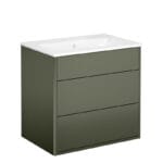 Graphic Vaskeskab inkl. vask, grøn, 60x56x41 cm