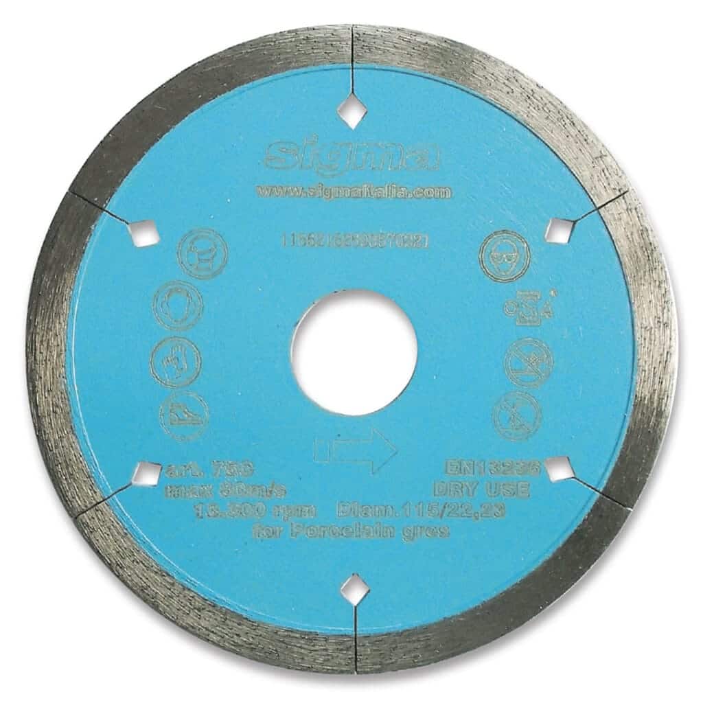 Sigma Diamantskive Ø115mm 1,5mm tyk NT