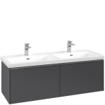 Subway 3.0 Vaskeskab, Grafit, C+,127x43cm