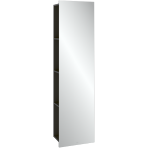 Subway 3.0 Spejlhylde (V), Grafit, 45x170cm