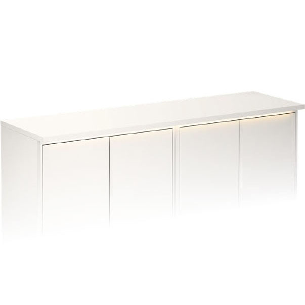 Graphic Topplade 120 x 32 cm. Hvid