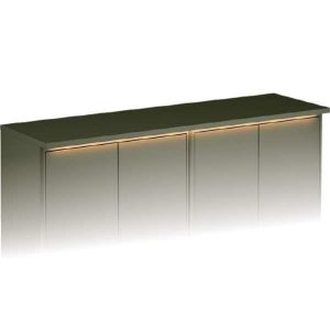 Graphic Topplade 120 x 32 cm. Grøn