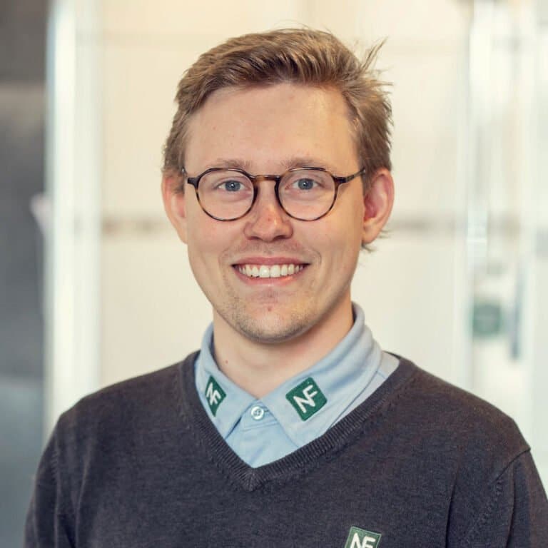 Martin Rønne Moesgaard, marketingansvarlig hos Næstved Flisecenter