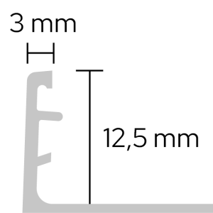 Schlüter A125 Schiene 300cm 2