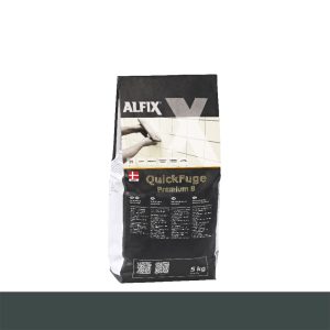 Alfix Quickfuge 8, Sortgrå  5kg