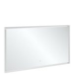 Subway 3.0 LED Spejl, Hvidmat, 140x75cm