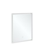 Subway 3.0 LED Spejl, Hvidmat, 65x75cm