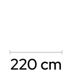 Marona Bianca 2200x300mm  20mm, POLERET 73