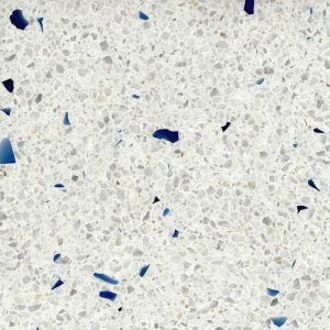 Ecostone EMG1115 Athena White v/Blu 40x40x1,5 cm