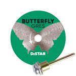 Distar Diamantklinge 0,6mm Butterfly m/spind. Ø45