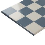 Checkerboard Blue Edge Glazed 15x15