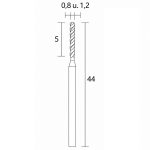 PROXXON Diamantspiralbor 1 stk. 0,8+1,2mm  NT 2
