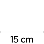 Bøjle til Malerulle, blå skaft 15cm  NT 58