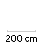 Marona Bianca 2200x300mm  20mm, POLERET 76