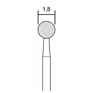 PROXXON Diamantfræser Ø1,8 mm – 2 stk. NT 2