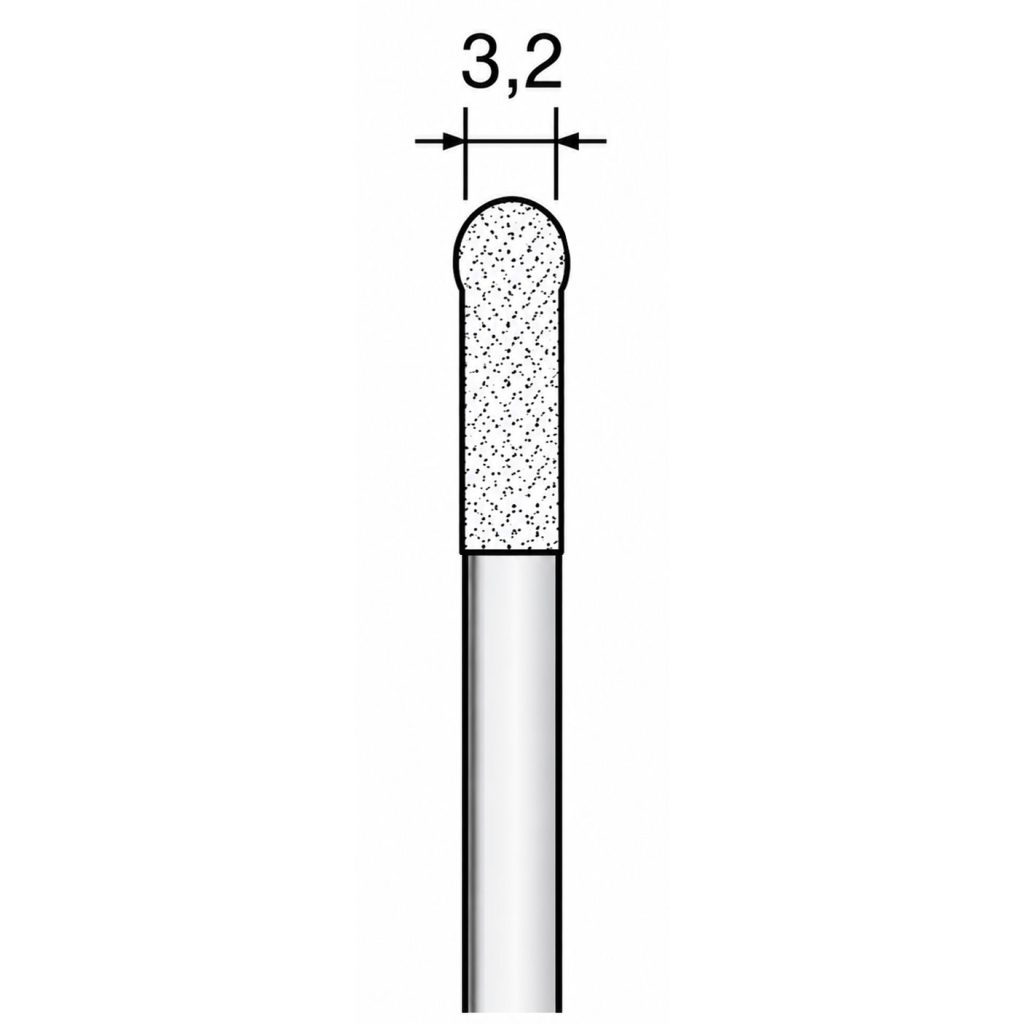 PROXXON Diamantbor kuglespids Ø3,2mm - 2 stk. NT