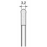 PROXXON Diamantbor kuglespids Ø3,2mm – 2 stk. NT 2