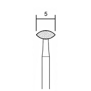 PROXXON Diamantfræser Linseform 5mm  NT 2
