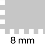 Tandspartel ITOOLS 28cm 14x14mm 70