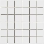 Ce-Si Bianco Mosaik Mat  5x5cm (på ark)*